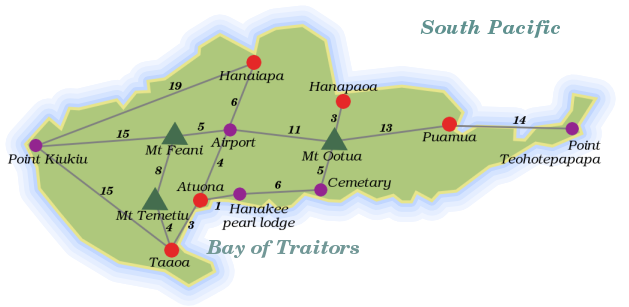 Hiva Oa Map