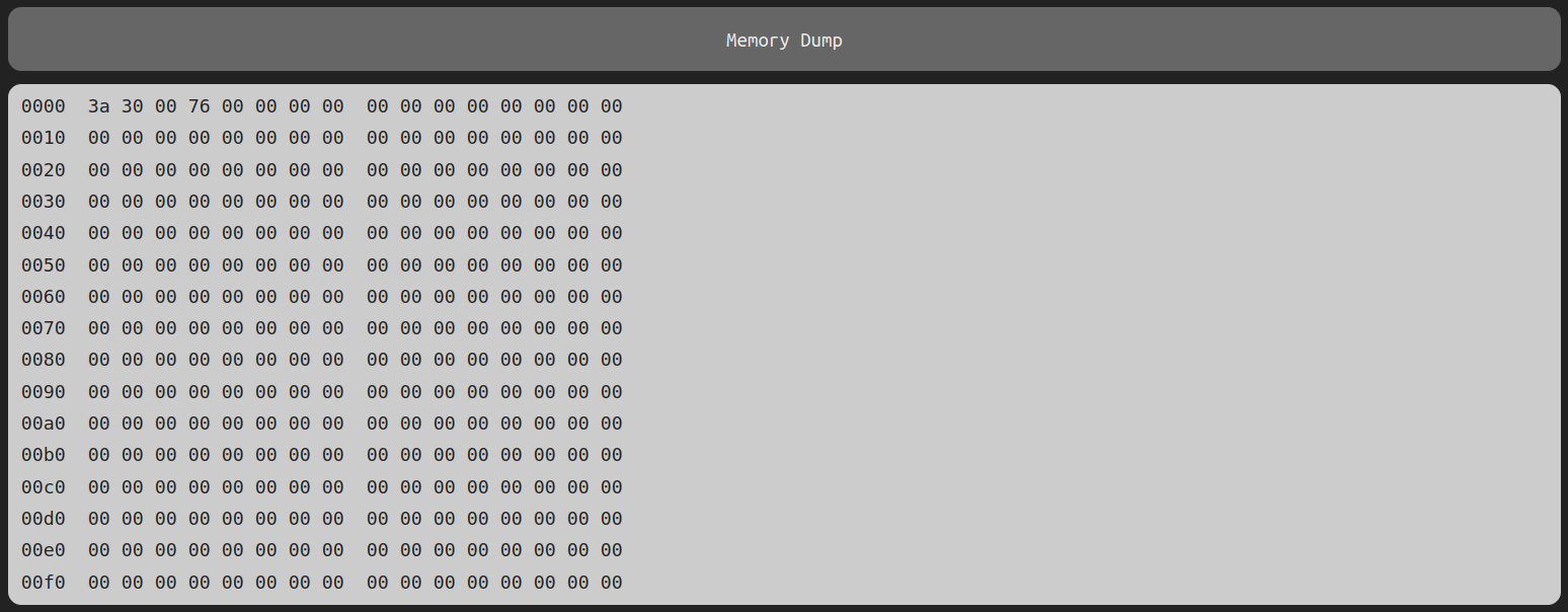 Memory Dump