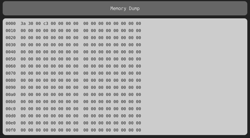 Memory Dump